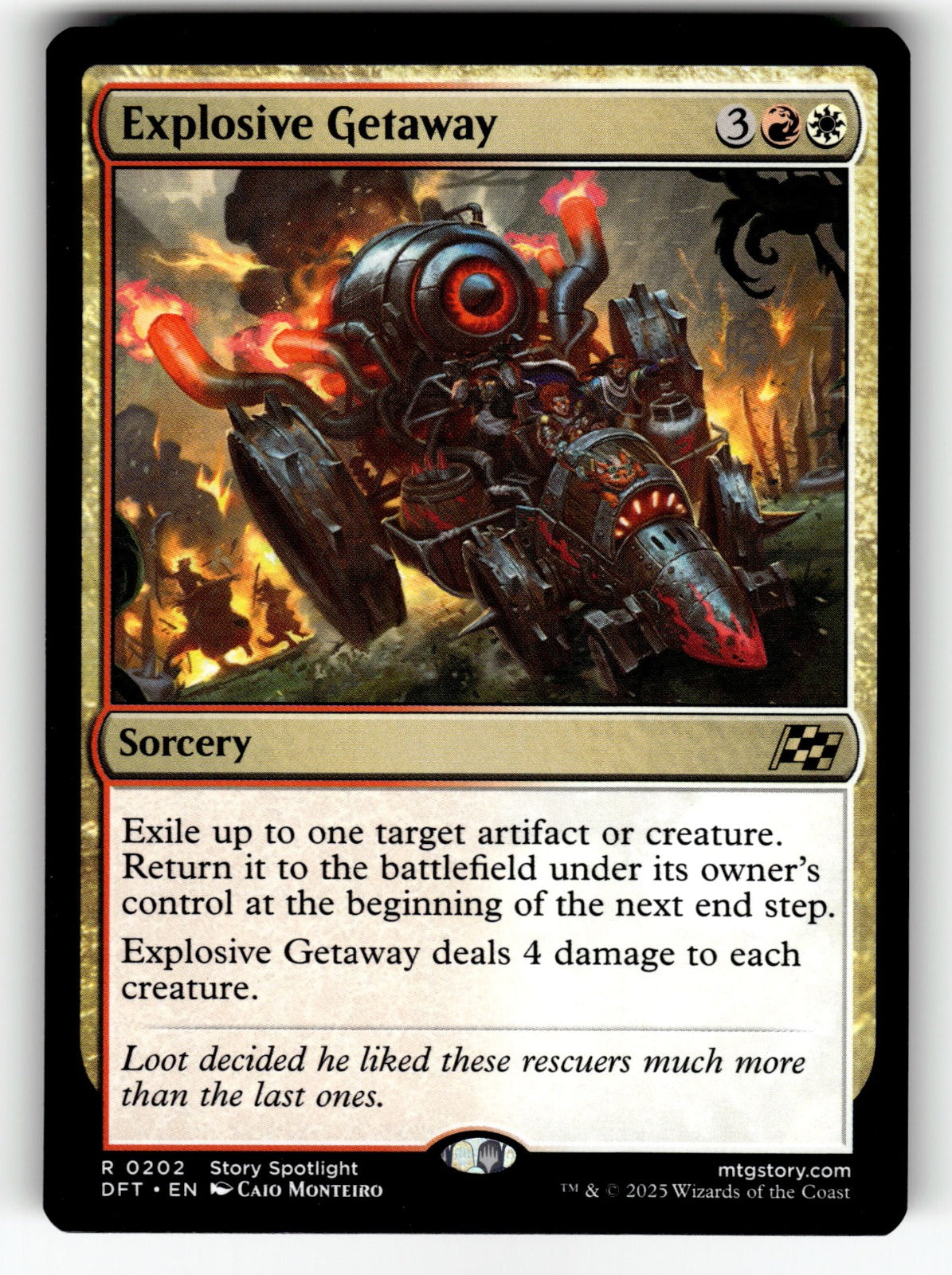 Explosive Getaway – 202 DFT: Aetherdrift R NM