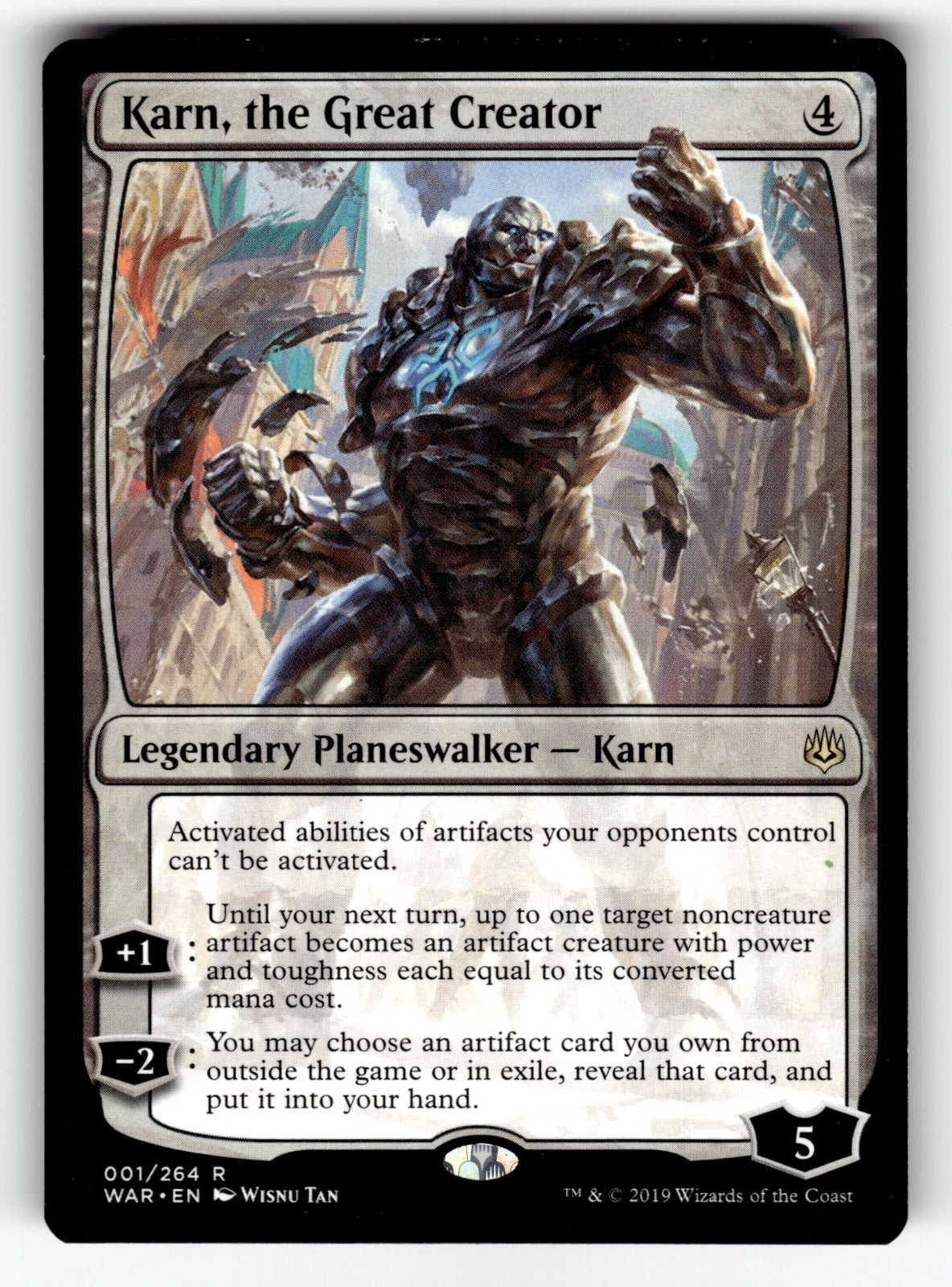 Karn, the Great Creator – 1 WAR: War of the Spark R LP