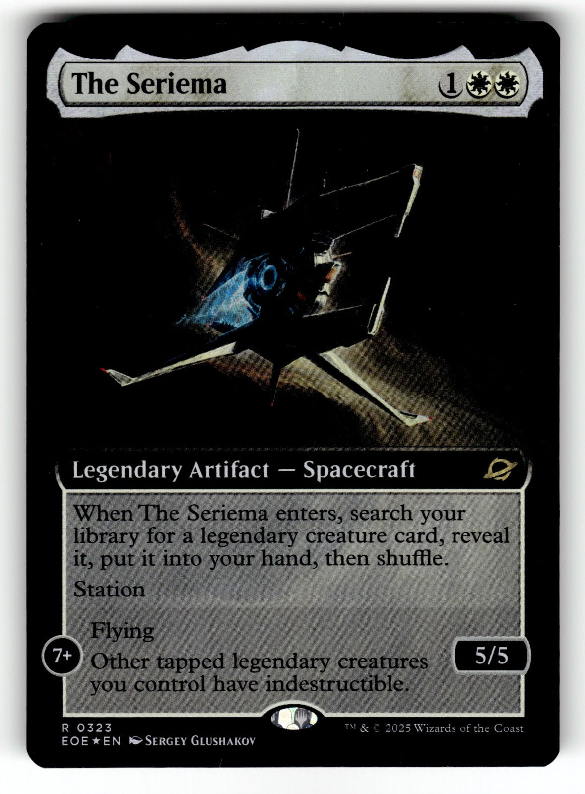The Seriema (Extended Art) – 323 EOE: Edge of Eternities R Foil NM