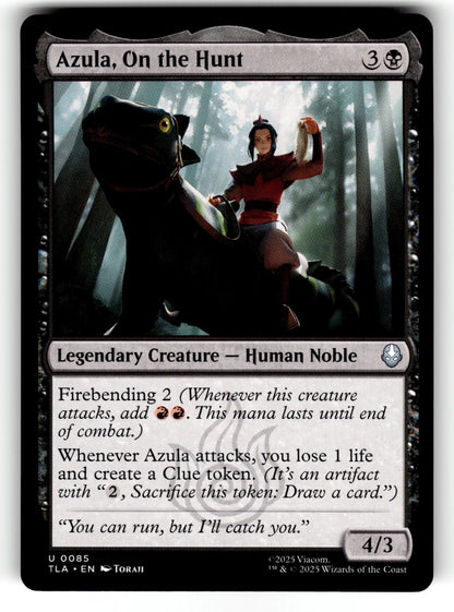 Azula, On the Hunt – 85 TLA: Avatar: The Last Airbender U NM