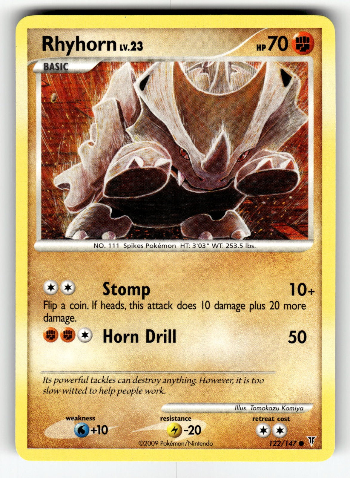 Rhyhorn – 122 SV: Supreme Victors Common NM