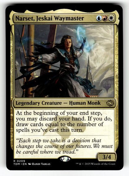 Narset, Jeskai Waymaster – 209 PPTDM: Promo Pack: Tarkir: Dragonstorm R NM