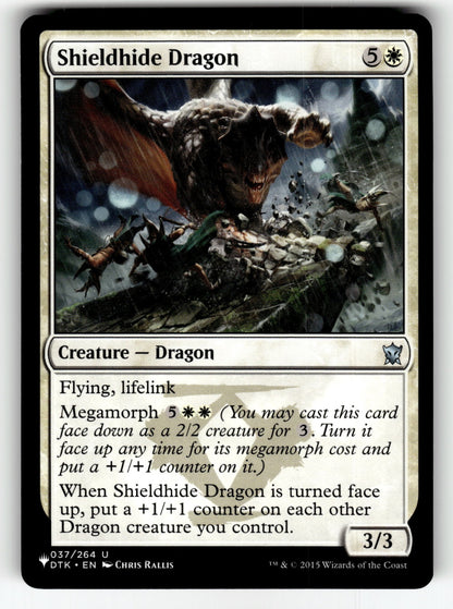 Shieldhide Dragon – 037/264 LIST: The List Reprints U NM