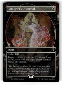 Galadriel's Dismissal (Borderless) – 16 HOC: The Hobbit: Eternal-Legal R Foil NM