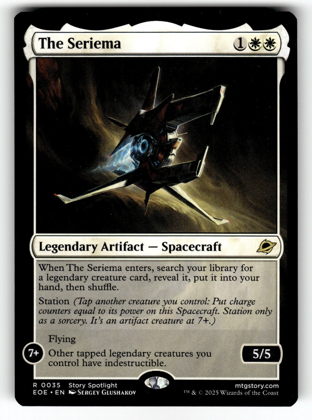 The Seriema – 35 EOE: Edge of Eternities R NM