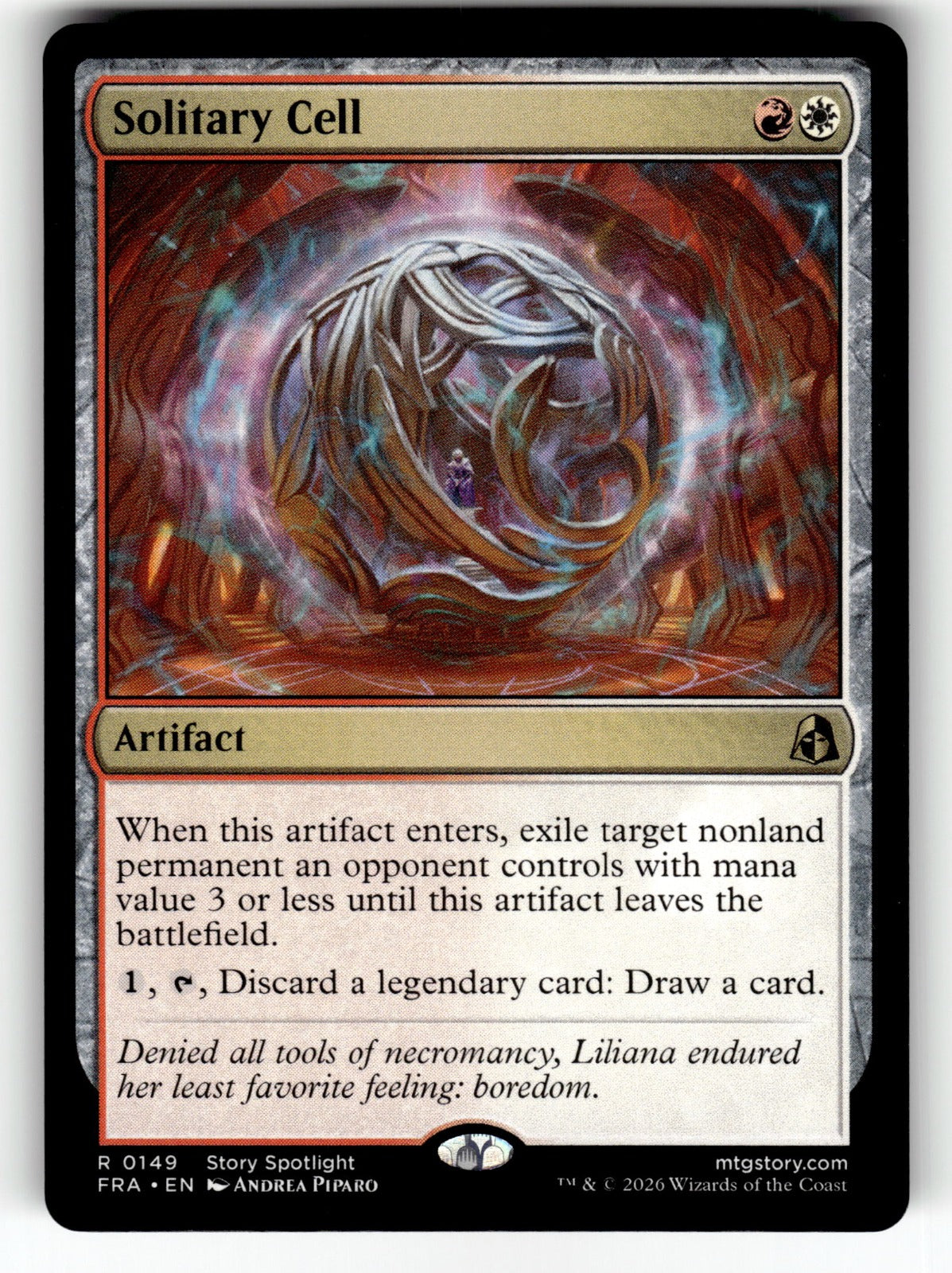 Solitary Cell – 149 FRA: Reality Fracture R Foil NM