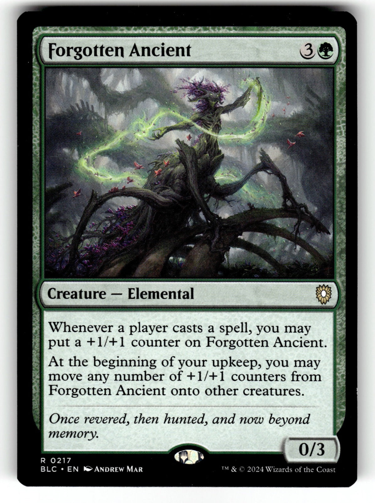 Forgotten Ancient – 217 BLC: Commander: Bloomburrow R NM