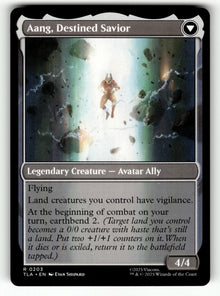 Aang, at the Crossroads – 203 TLA: Avatar: The Last Airbender R NM (Back)