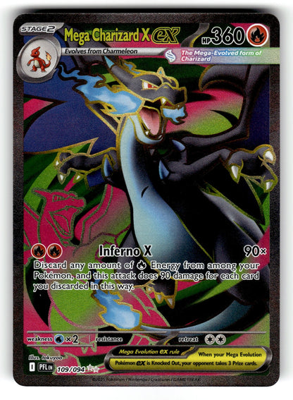 Mega Charizard X ex – 109/094 PFL: ME02: Phantasmal Flames Ultra Rare HoloMP