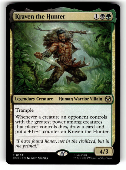 Kraven the Hunter – 133 SPM: Marvel's Spider-Man R NM