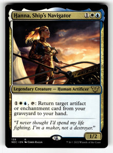 Hanna, Ship's Navigator – 139 NEC: Commander: Kamigawa: Neon Dynasty R NM