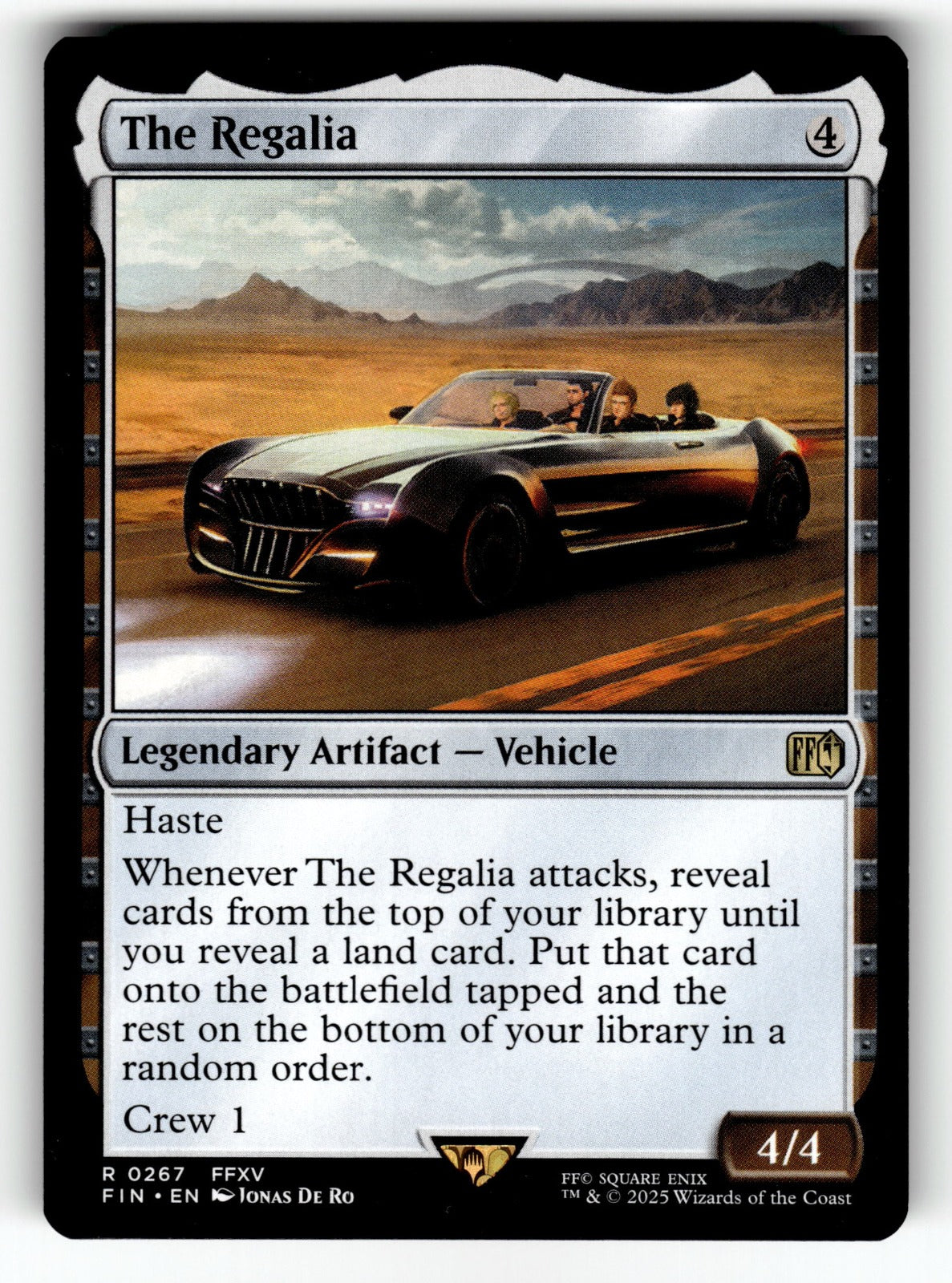 The Regalia – 267 FIN: FINAL FANTASY R NM