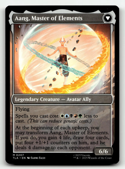 Avatar Aang – 207 TLA: Avatar: The Last Airbender M NM (Back)