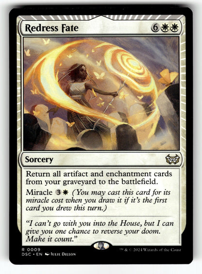 Redress Fate – 9 DSC: Commander: Duskmourn: House of Horror R NM