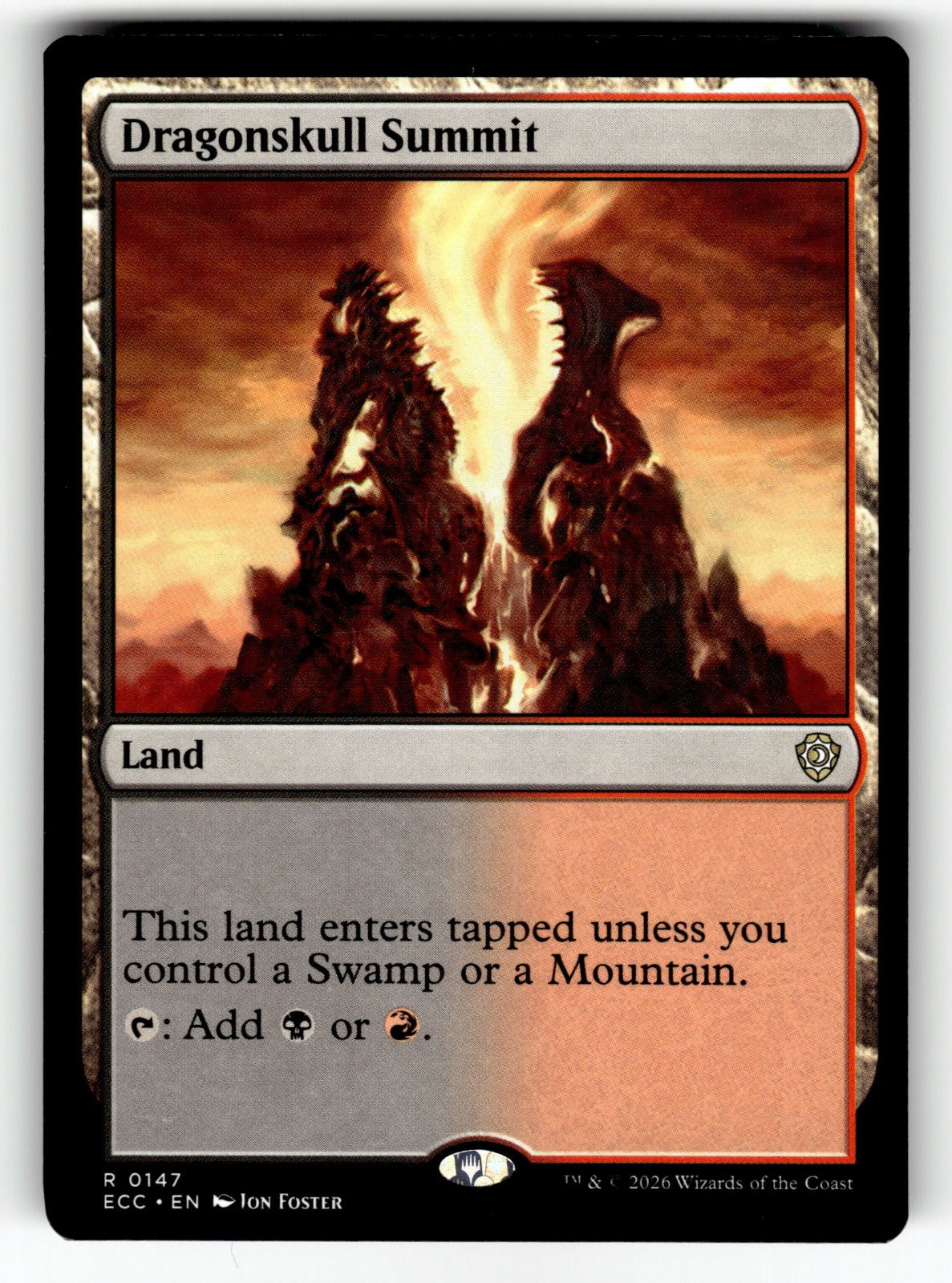 Dragonskull Summit – 147 ECC: Commander: Lorwyn Eclipsed R LP
