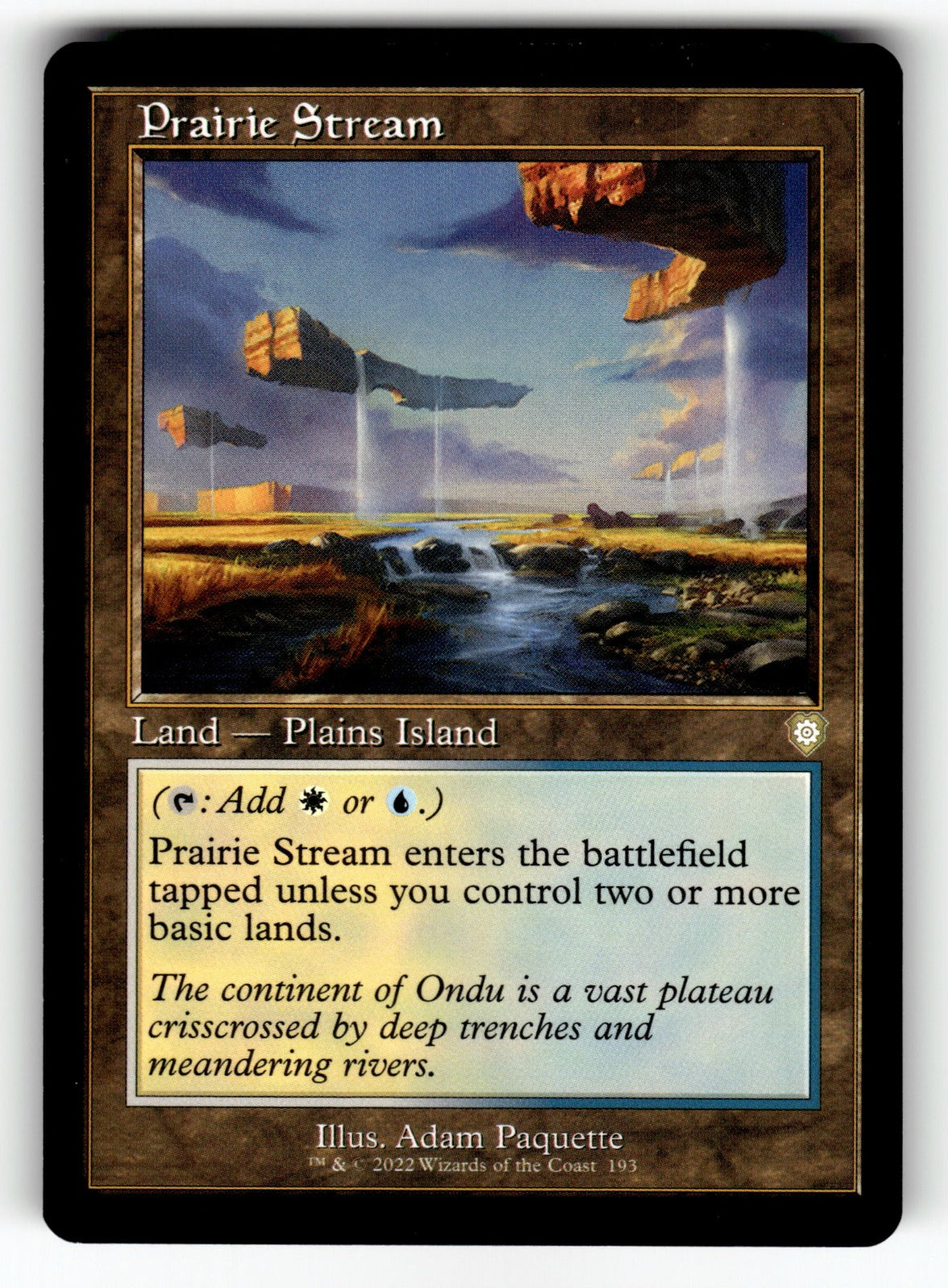 Prairie Stream (Retro Frame) – 193 BRC: Commander: The Brothers' War R LP