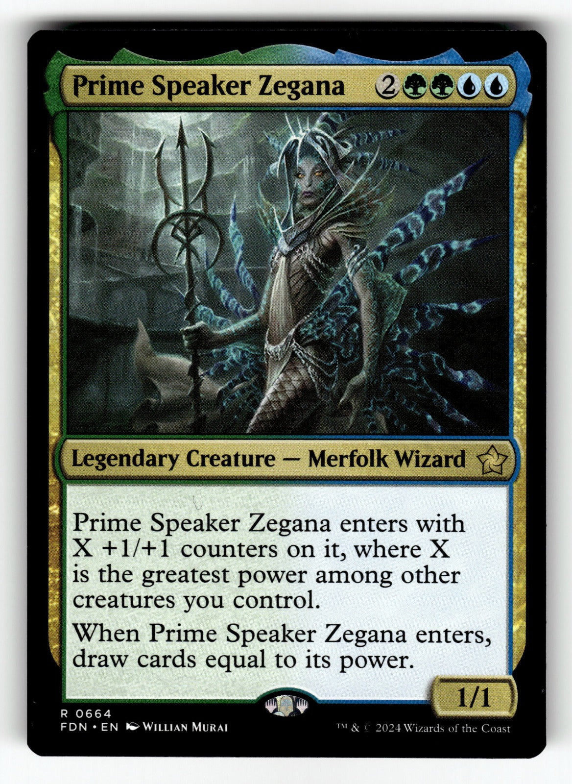 Prime Speaker Zegana – 230 C15: Commander 2015 M NM