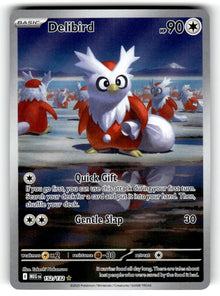 Delibird – 152/132 MEG: ME01: Mega Evolution Illustration Rare HoloNM