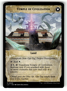 Ojer Taq, Deepest Foundation – 26 LCI: The Lost Caverns of Ixalan M NM (Back)