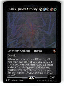 Ulalek, Fused Atrocity (Display Commander) - Thick Stock – 147 M3C: Commander: Modern Horizons 3 M Foil NM