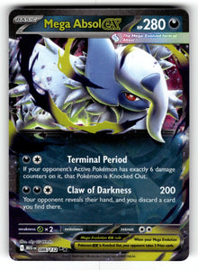 Mega Absol ex - – 086/132 MEG: ME01: Mega Evolution Double Rare Holo NM