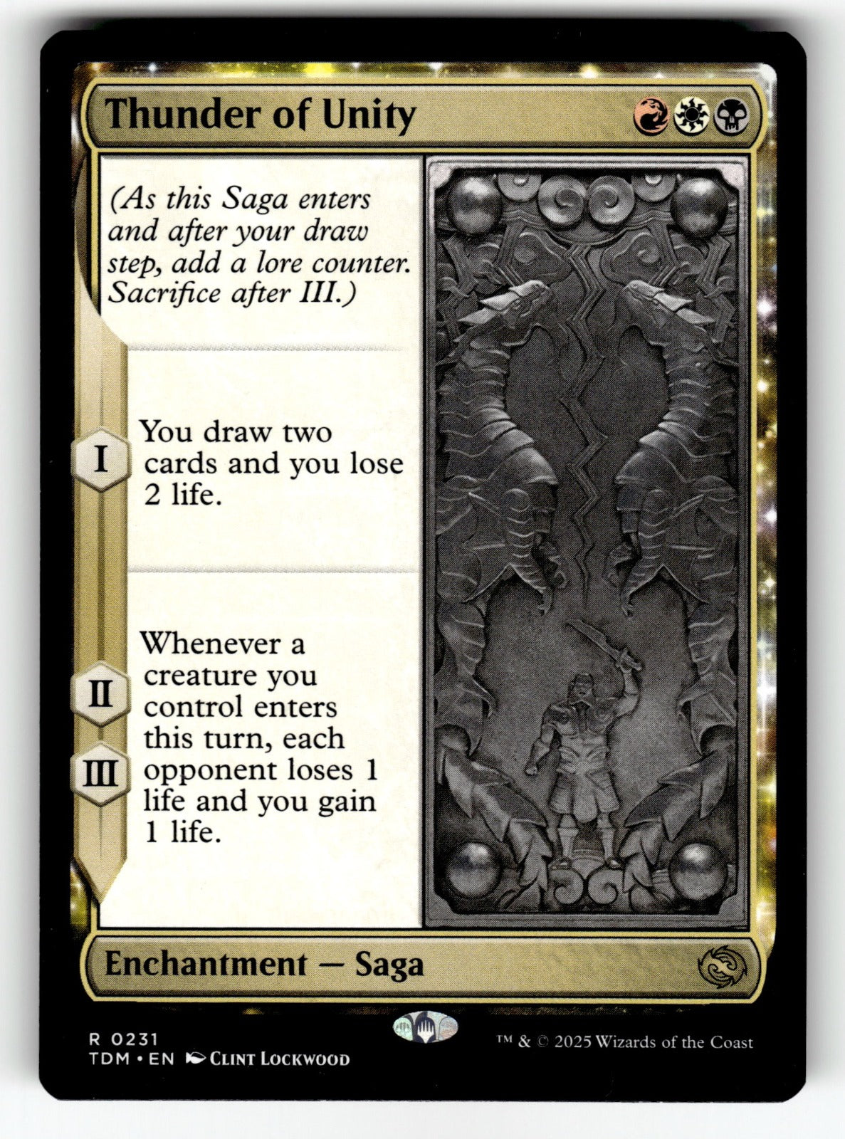 Thunder of Unity – 231 TDM: Tarkir: Dragonstorm R NM