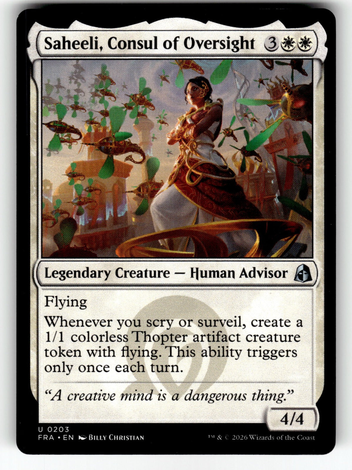 Saheeli, Consul of Oversight – 203 FRA: Reality Fracture U NM
