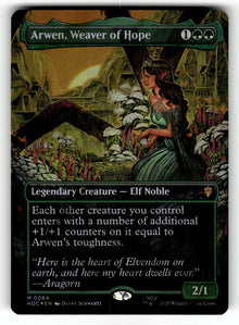 Arwen, Weaver of Hope (Borderless) (Surge Foil) – 64 HOC: The Hobbit: Eternal-Legal M NM