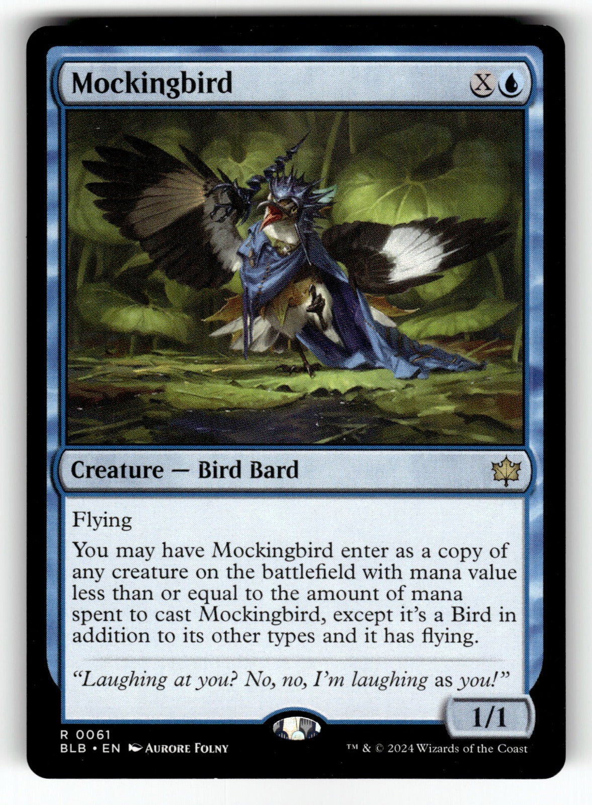 Mockingbird – 61 BLB: Bloomburrow R NM