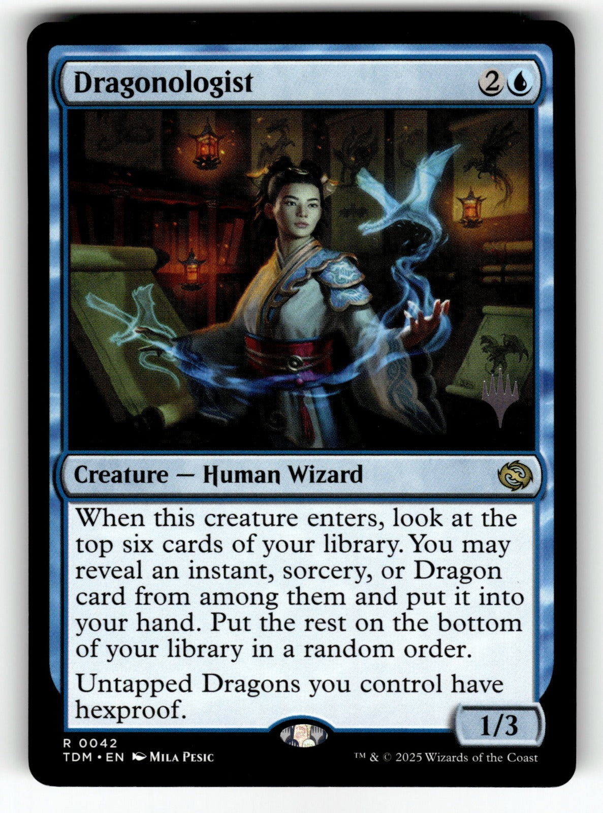 Dragonologist – 42 PPTDM: Promo Pack: Tarkir: Dragonstorm R NM