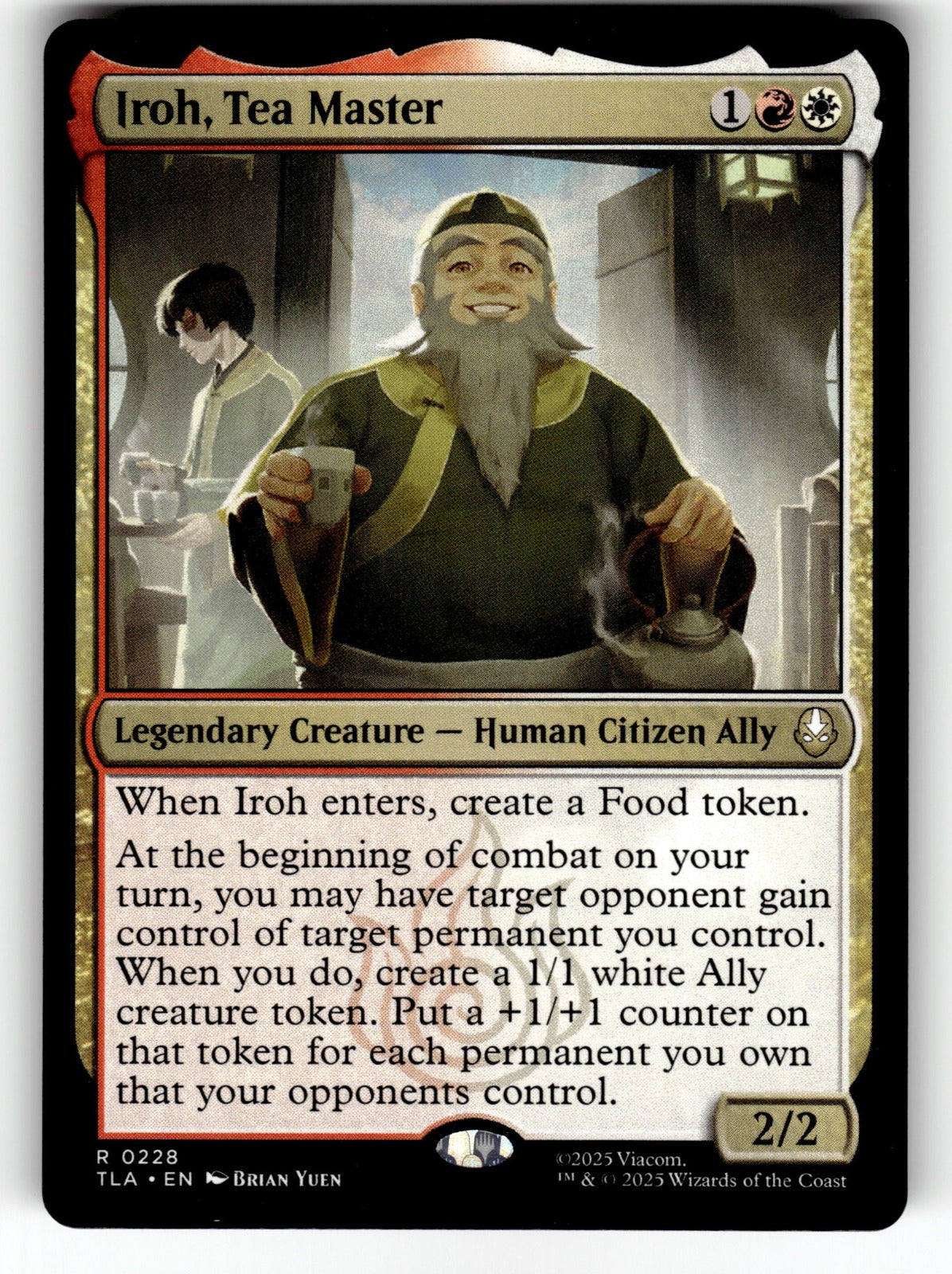 Iroh, Tea Master – 228 TLA: Avatar: The Last Airbender R NM