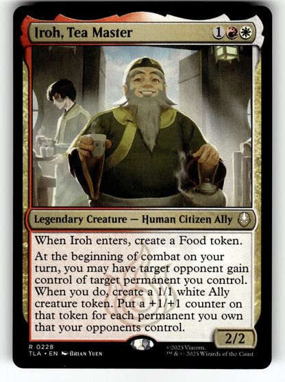 Iroh, Tea Master – 228 TLA: Avatar: The Last Airbender R NM