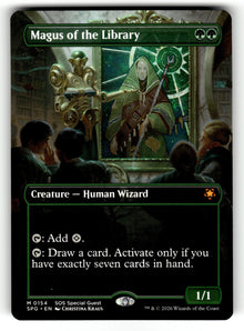 Magus of the Library (Borderless) – 154 SPG: Special Guests M NM