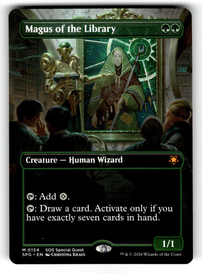 Magus of the Library (Borderless) – 154 SPG: Special Guests M NM