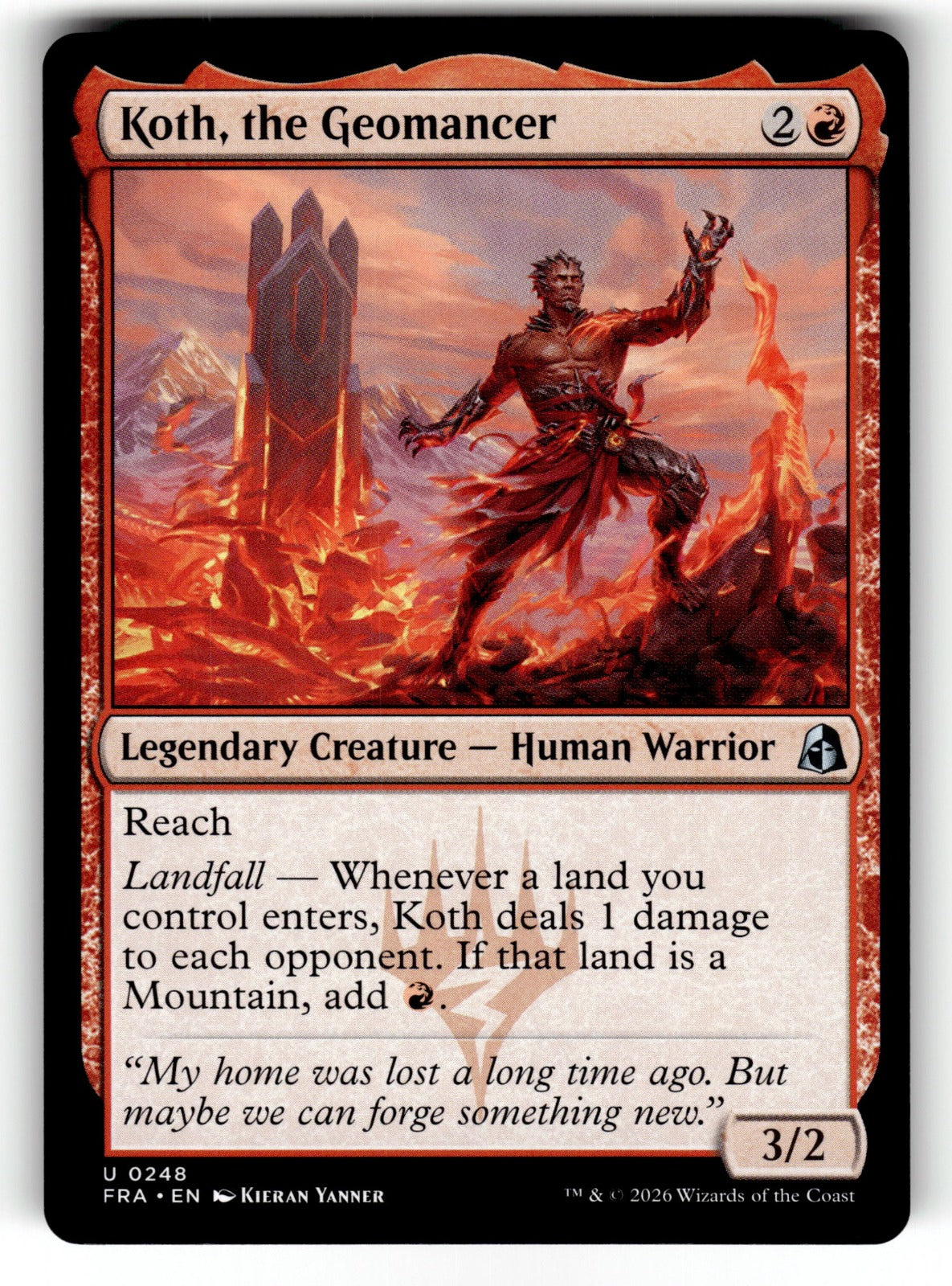Koth, the Geomancer – 248 FRA: Reality Fracture U NM