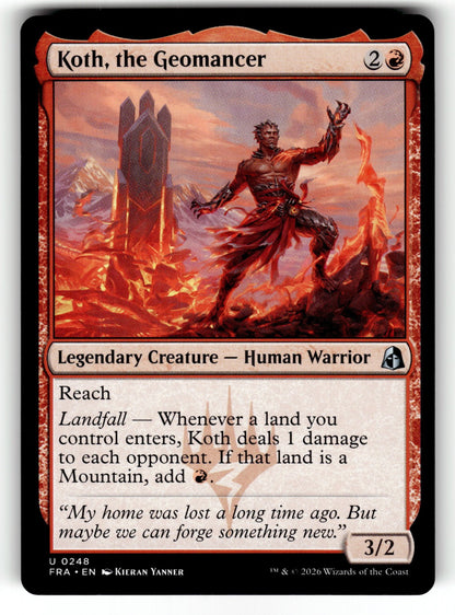 Koth, the Geomancer – 248 FRA: Reality Fracture U NM