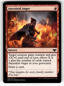 Ancestral Anger – 142 VOW: Innistrad: Crimson Vow C NM