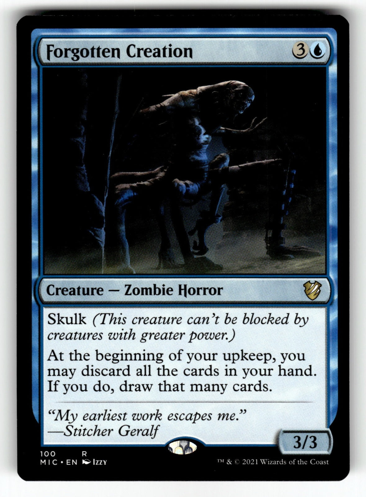 Forgotten Creation – 100 MIC: Commander: Innistrad: Midnight Hunt R NM