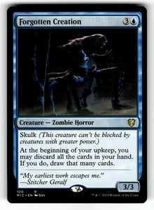 Forgotten Creation – 100 MIC: Commander: Innistrad: Midnight Hunt R NM