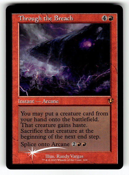 Through the Breach (Retro Frame) – 404 INR: Innistrad Remastered M Foil LP