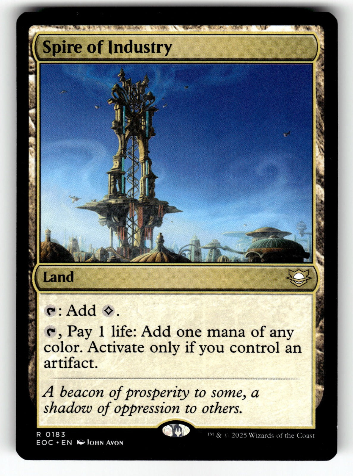 Spire of Industry – 183 EOC: Commander: Edge of Eternities R NM
