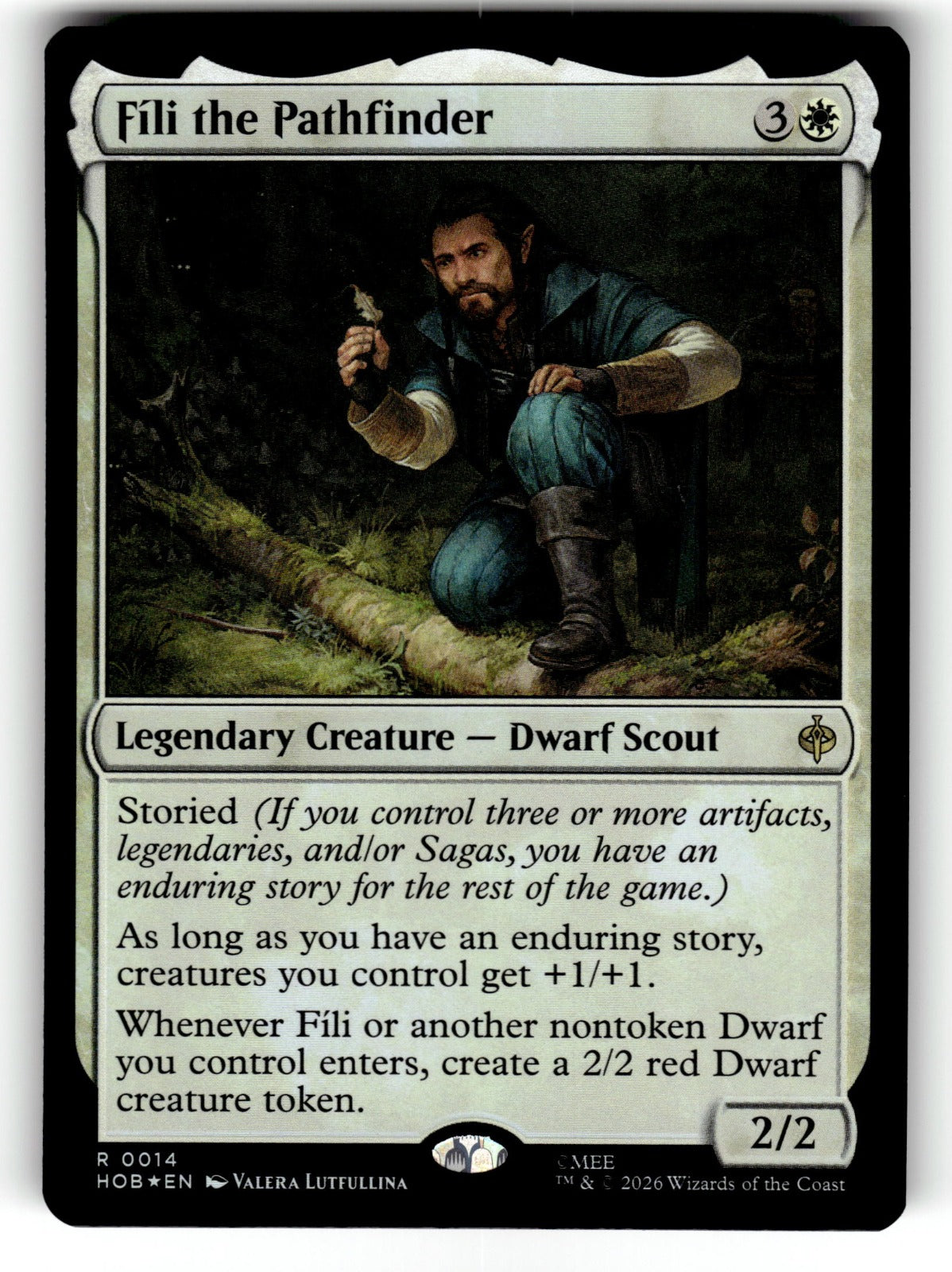 Fili the Pathfinder – 14 HOB: The Hobbit R Foil NM