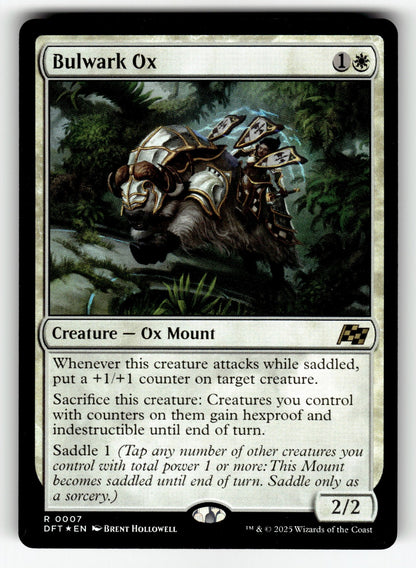 Bulwark Ox – 7 DFT: Aetherdrift R FoilNM