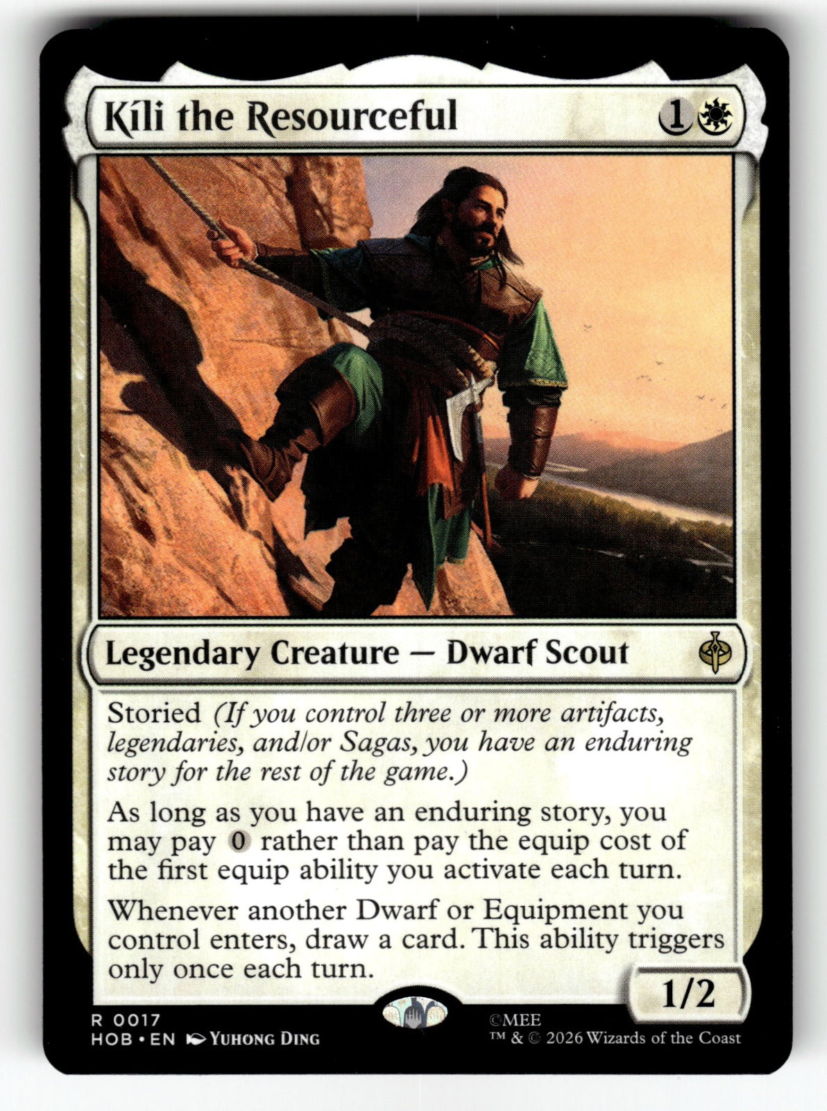 Kili the Resourceful – 17 HOB: The Hobbit R NM
