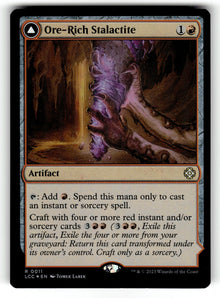 Ore-Rich Stalactite – 11 LCC: Commander: The Lost Caverns of Ixalan R Foil NM