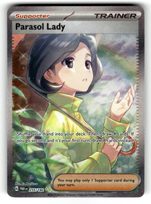 Parasol Lady – 255/182 PAR: SV04: Paradox Rift Special Illustration Rare Holo NM