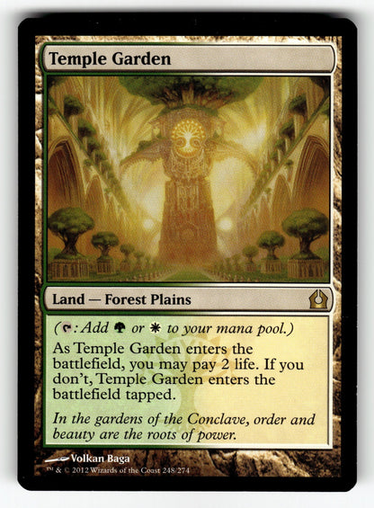 Temple Garden – 248 RTR: Return to Ravnica R NM