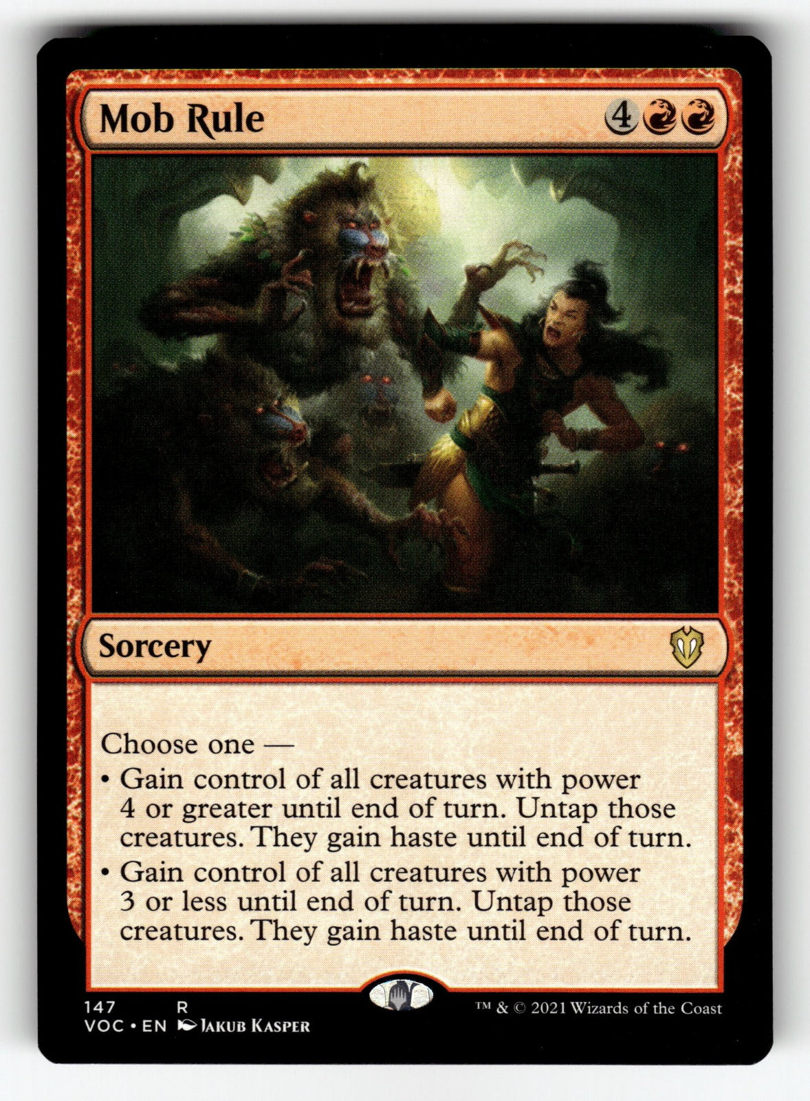 Mob Rule – 147 VOC: Commander: Innistrad: Crimson Vow R NM