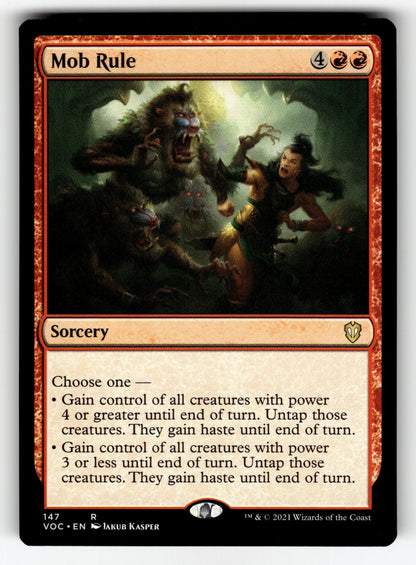 Mob Rule – 147 VOC: Commander: Innistrad: Crimson Vow R NM