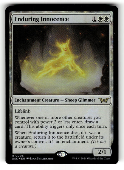 Enduring Innocence – 6 DSK: Duskmourn: House of Horror R Foil NM
